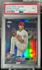2018 TOPPS CHROME SHOHEI OHTANI RC ROOKIE PITCHING REFRACTOR PSA 9 MINT