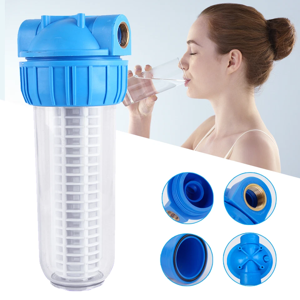 Wasserfilter Vorfilter 5000 L/H Pumpenfilter Filter Hauswasserwerk 10 Bar Fest - Bild 3 von 4