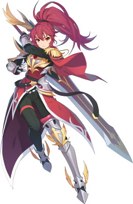 Elesis V2 Grand Chase Weatherproof Anime Sticker 6'' Car Decal