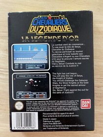 les chevaliers du zodiaque nintendo nes excellent &eacute;tat