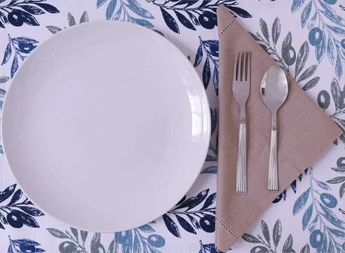 Tovaglioli Penguin Home® 100% Lino Look con orlo frociato - 50x50 cm - Set di 6 - Foto 10 di 48