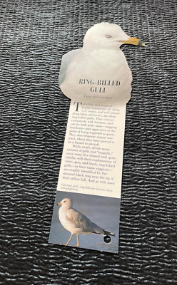Ring-Billed Gull Bird Themed Bookmark Bird Book Lovers 10'' Larus delawarensis