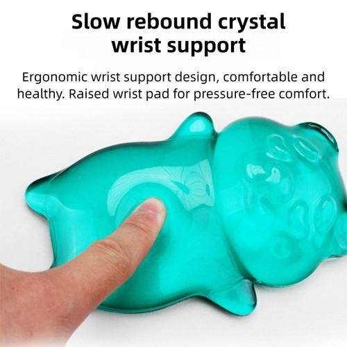 Cute Little Pig Silicone Wrist Support Transparent Soft Wrist Pad Work - Afbeelding 5 van 13