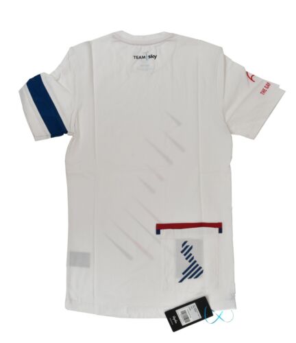 Rapha Team Sky Rain - The Game Changer T-Shirt Men XS White Pro Cycling Team