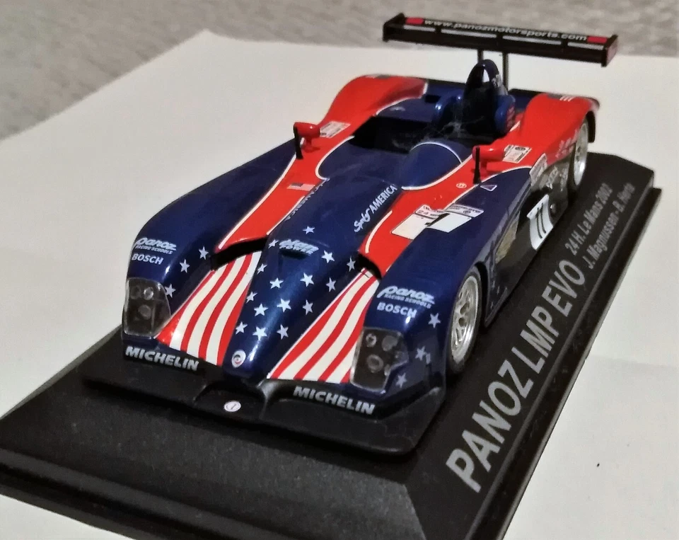 IXO/DE AGOSTINI 1:43 1953 PANOZ LMP EVO MAGNUSSEN/HERTA LE MANS 2002 NO BOX - Immagine 2 di 4
