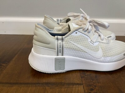 nike reposto sneakers in white