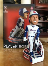 #xxx/221 ~ Freddie Freeman Atlanta Braves OLD SCHOOL RETRO JERSEY Bobblehead