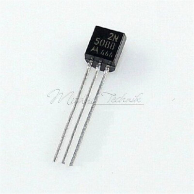 Hobby Elettronico 20 Transistor NPN 2N5088 TO-92 Fairchild - Per Amplificazione, Spedizione Veloce Inclusa Transistor Per Progetti Fai Da Te