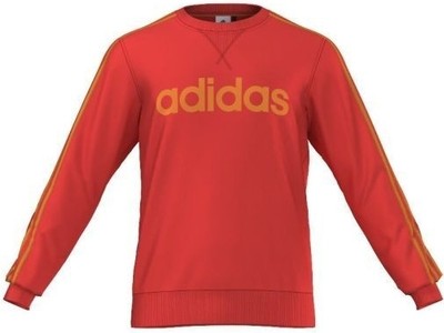 ADIDAS ORIGINALS ESSENTIAL LIN CREW TREFOIL XL SWEATSHIRT ORANGE