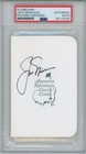 Jack Nicklaus signed Masters Scorecard PSA/DNA Slabbed autographed