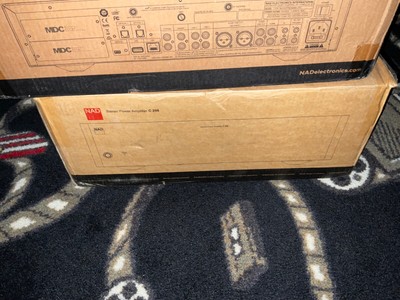 NAD Electronics C 298 Stereo Power Amplifier plus c658 preamp new