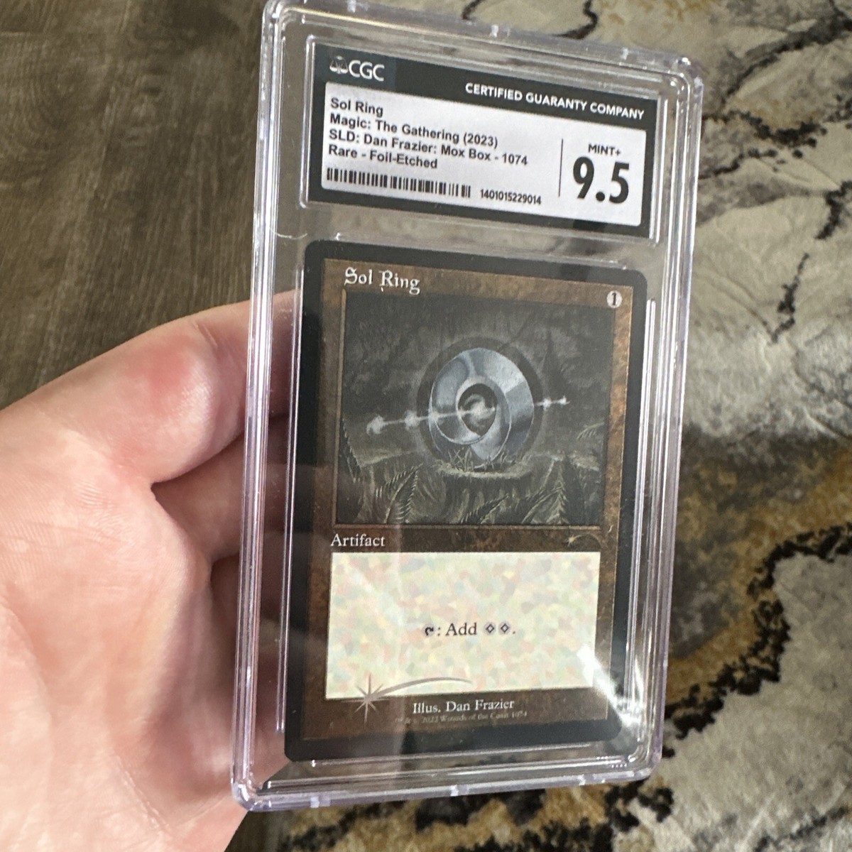 Population 1* Sol Ring - Dan Frazier Secret Lair - Foil Etched