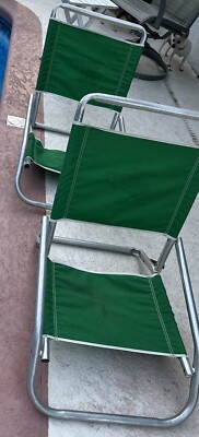 7UP VINTAGE LOW SEAT BEACH CHAIRS (2) | eBay