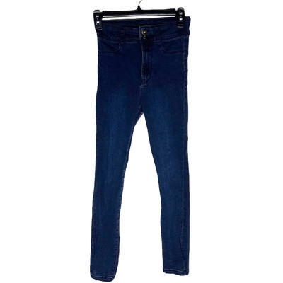 Calzedonia Dark Blue Wash High Waisted Skinny Jegging Jeans | eBay