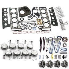 M278 Engine Overhaul Rebuild Kit & Timing Chain Set w/ 4 VVT for Mercedes-Benz