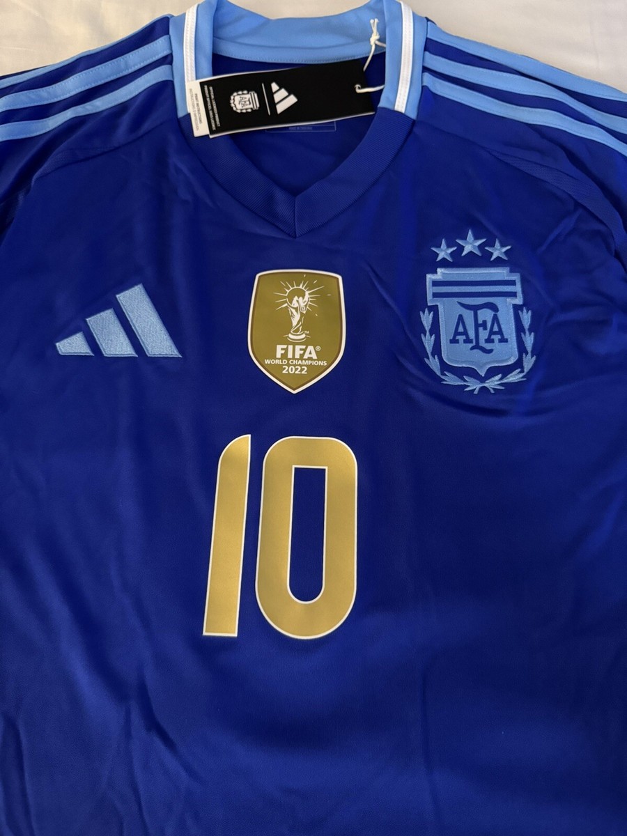 Adidas Argentina National Team Away 23/24 Soccer Jersey Messi 10