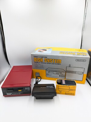 Nintendo Famicom Disk System Console HVC-022 Japanese New Belt Tested Works