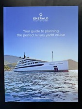 2024 EMERALD CRUISES Brand Cruise Ship Yacht Cruises Brochure, 44 Pgs