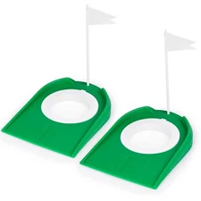 2Pack Golf Putting Cup with Flag Indoor Practice Training Aids Golf Putting Hole