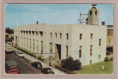 Ansichtskarte USA - Bridgeport (Connecticut) - Post Office / Middle Street -1968