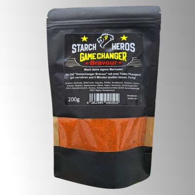 Gamechanger Bravour - der BBQ Gamechanger | Marinade zum anrühren | 200g