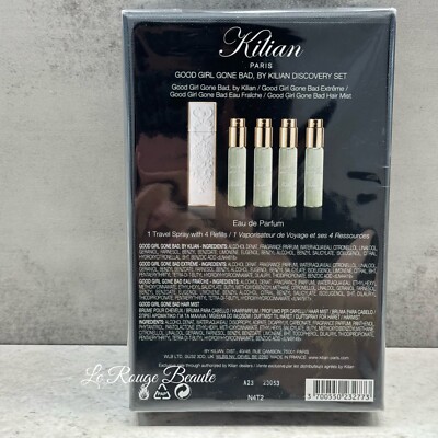 Kilian Good Girl Gone Bad Discovery Set, 4 Different Perfume 7.5ml Each + Case