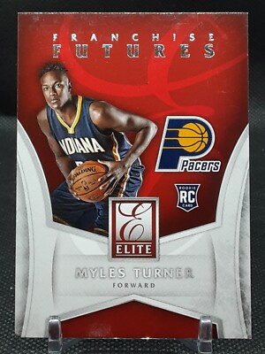 MYLES TURNER 2015-16 ELITE FRANCHISE FUTURES ROOKIE PACERS S6
