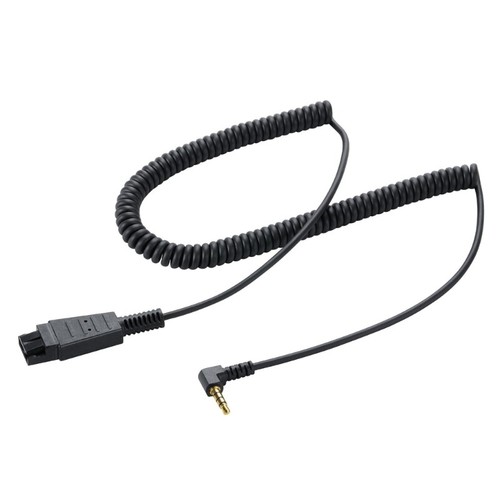Flexible QD Quick Release Spring Line with 3.5mm Connector for Headsets - Zdjęcie 7 z 8