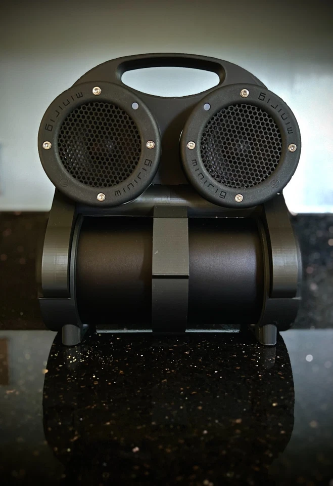 Minirig 1/2/3/4 Travel Portable Stand Case for 2 x Speakers & Subwoofer - Black - Image 3 of 4