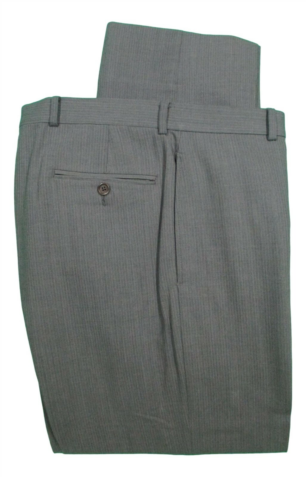 Brooks Brothers 346 Mens Grey Stripe 3 Btn Wool Suit 39R image 6