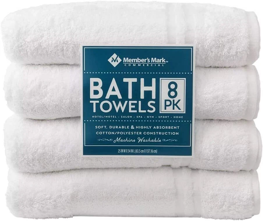 Member's Mark 2-Piece 100% Cotton Bath Rug Set (Assorted Colors