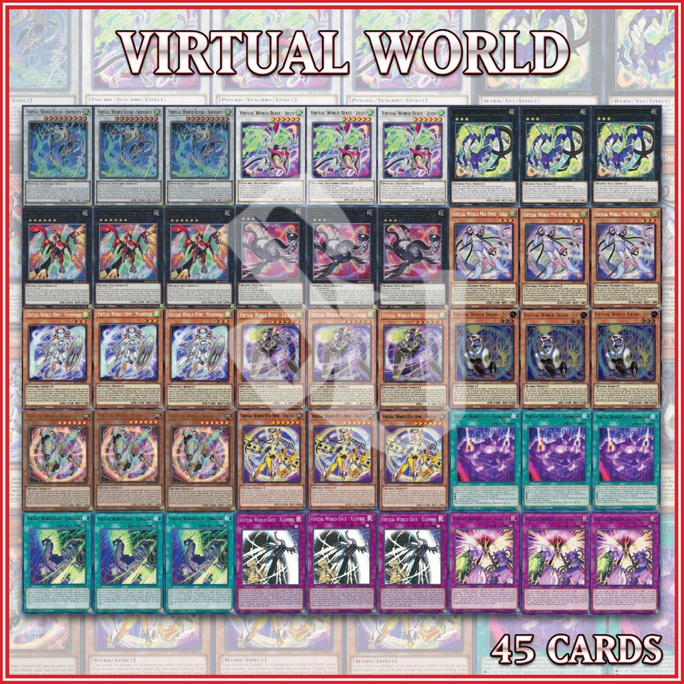 VIRTUAL WORLD DECK 45 Lili Jiji Xuanwu Shenshen Jiujiu Jaja Laolao