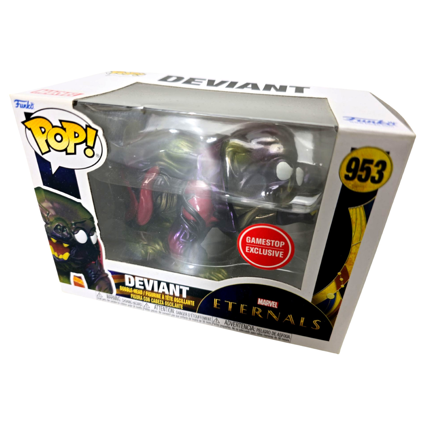 Funko Pop! Marvel Eternals Deviant 953 Mint Gamestop Exclusive Pop Box