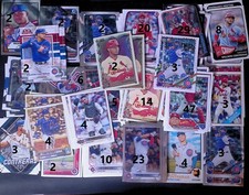 (218) CARD BASE INSERT LOT Willson Contreras Venezuela St. Louis Cardinals MLB