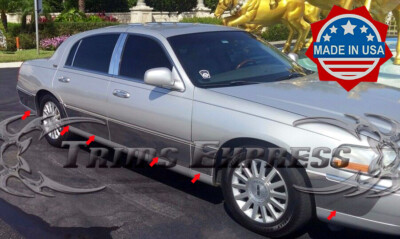 2003-2011 Lincoln Town Car Rocker Panel Molding Trim 9