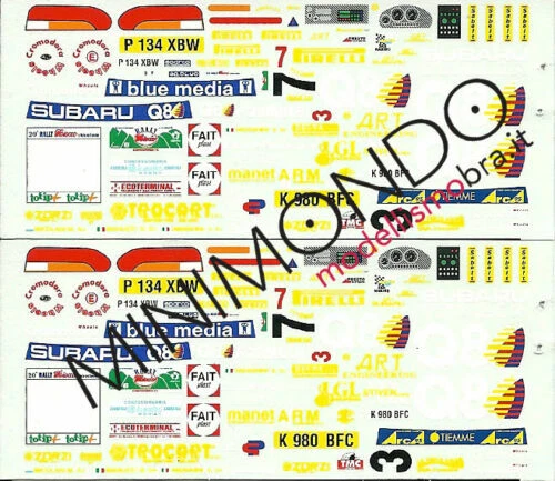 Altri modellini statici di veicoli per Subaru