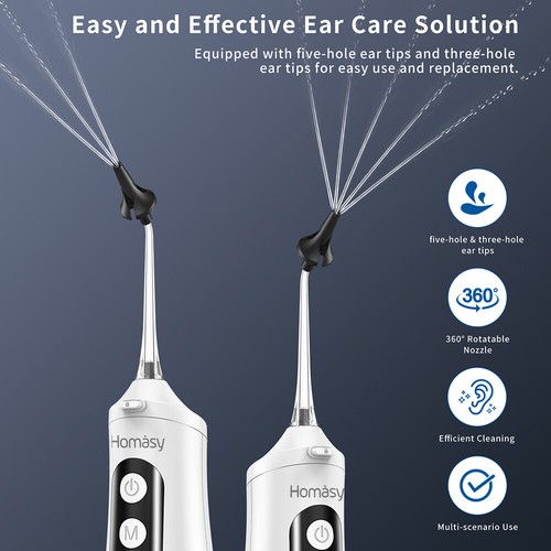 Unisex Electric Ear Cleaner Ear Wax Removal Kit Ear Irrigation Flushing System - Picture 2 of 14