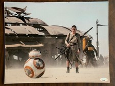Force Awakens Daisy Ridley Autographed Signed 11x14 Photo JSA COA #3