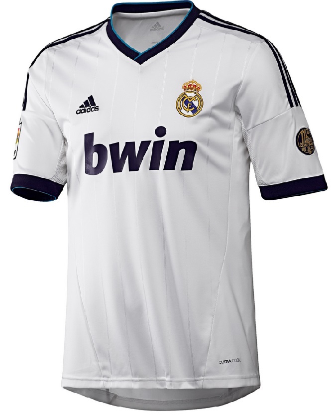 Camiseta Adidas Real Madrid 2012-2013 Home I Fútbol Ronaldo Ramos 100 Anos  Real
