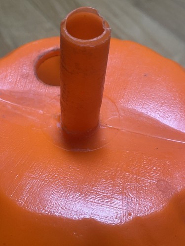 Vintage Bayshore Halloween Light Pumpkin Blow Mold Original Box Very Rare READ - Picture 16 of 22