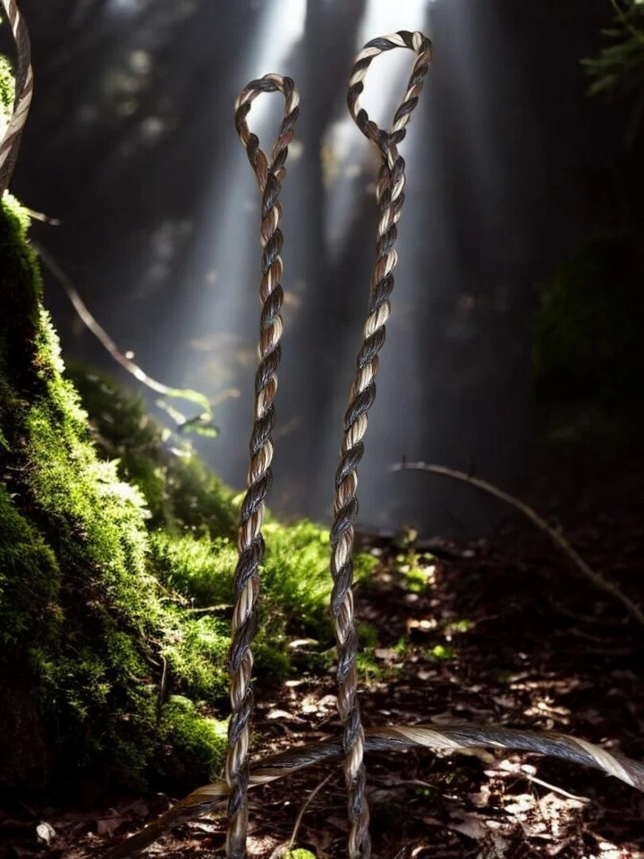 Flemish Twist Bowstring / "STEALTH" tri-color B55 / CHOOSE STRING LENGTH $18.95 - Image 4 of 4