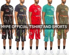 Mens Hype Official Print Tshirt and Shirt SET or SEPARATES Casual Fashion Trend