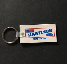 Vintage Dealer Keychain HASTINGS FORD Key Fob Ring ST. PAUL MN Keith Kylander