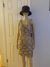 express women dress brown Color Size 6