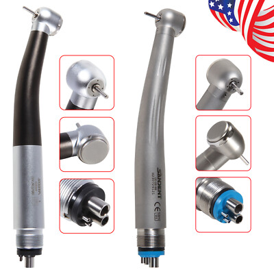 Dental High Speed Handpiece Air Turbine 4 hole Push Button fit NSK