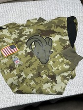Nike On Field Hoodie Los Angeles Rams Salute To Service Camo Youth XL
