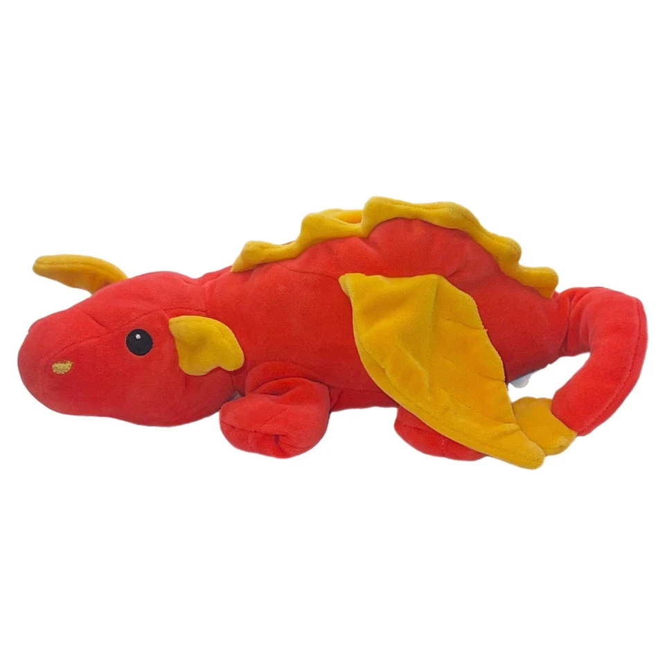 Peluche Manhattan Toy Company Rufus Red Dragon 13" amarillo lovey Foto 2 de 4