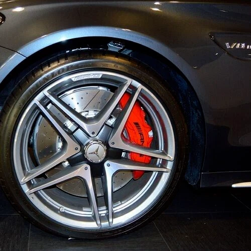 Brake Caliper Cover for Mercedes A B C E ML GLK GLE GLA GLB S CLS CLA CL SL AMG - Image 4 of 4