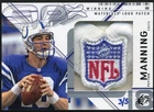 Peyton Manning 2002 SPx Winning Materials GU jersey NFL logo patch /5