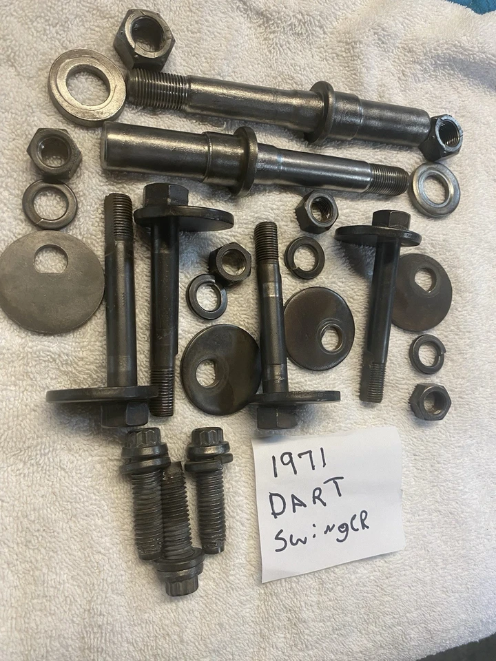 MOPAR 71 DART upper control arm+steering box bolts+LOWER CONTROL ARM bolts !!!! - Image 2 of 4
